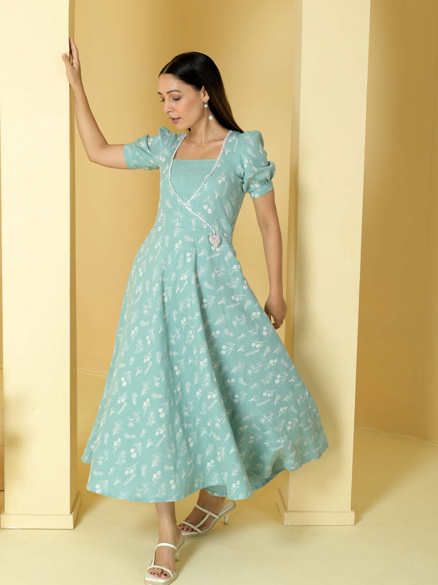 Cotton frocks deals for womens