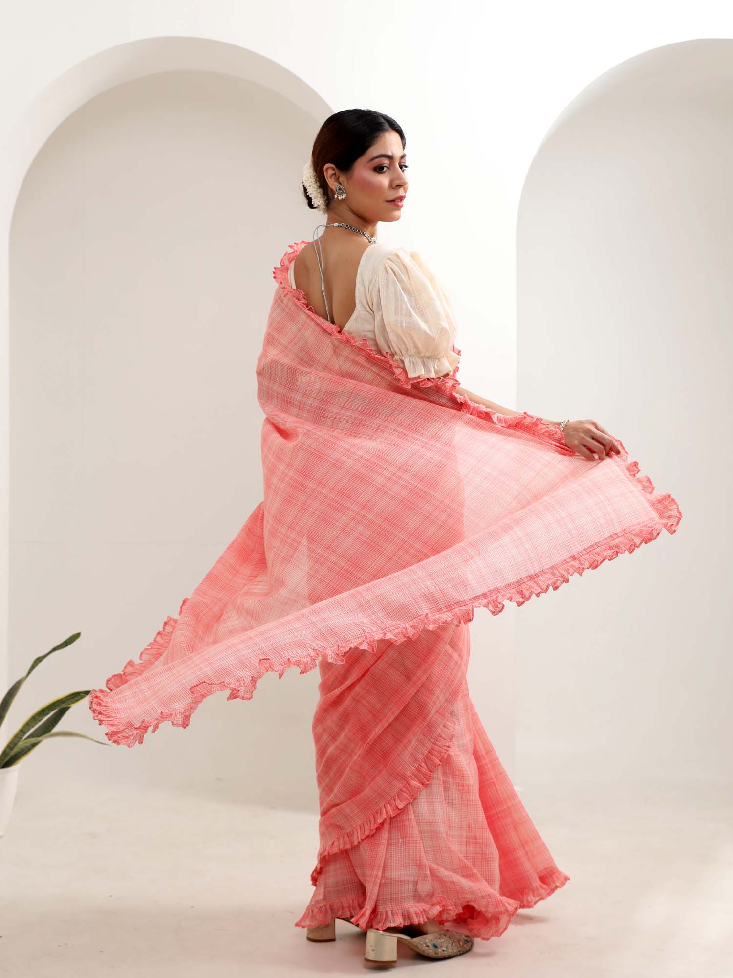 Evening Hues cotton saree House Of Anecdotes House of Anecdotes